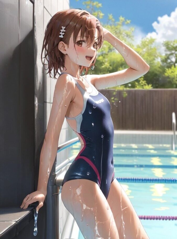 御坂美琴のスクール水着
