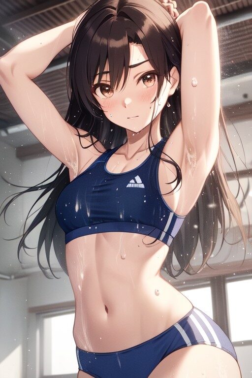 トレーニングウェアの如月千早