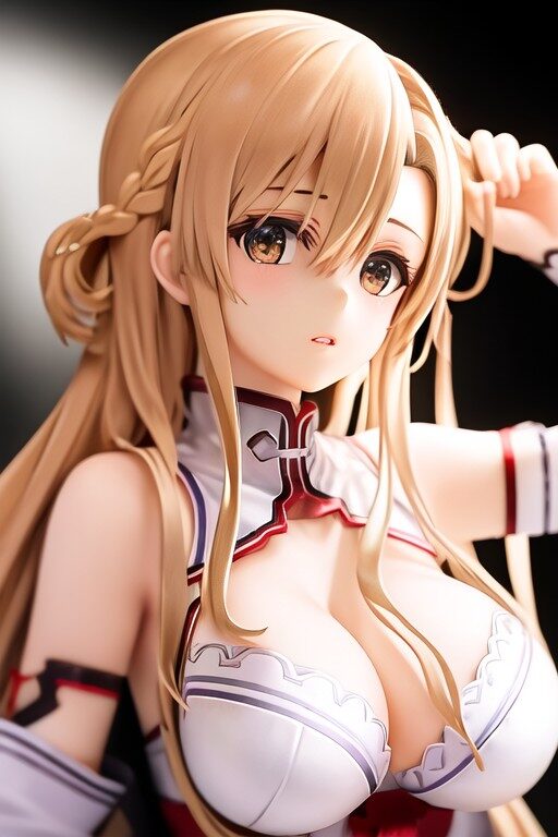 美少女フィギュア風のアスナ