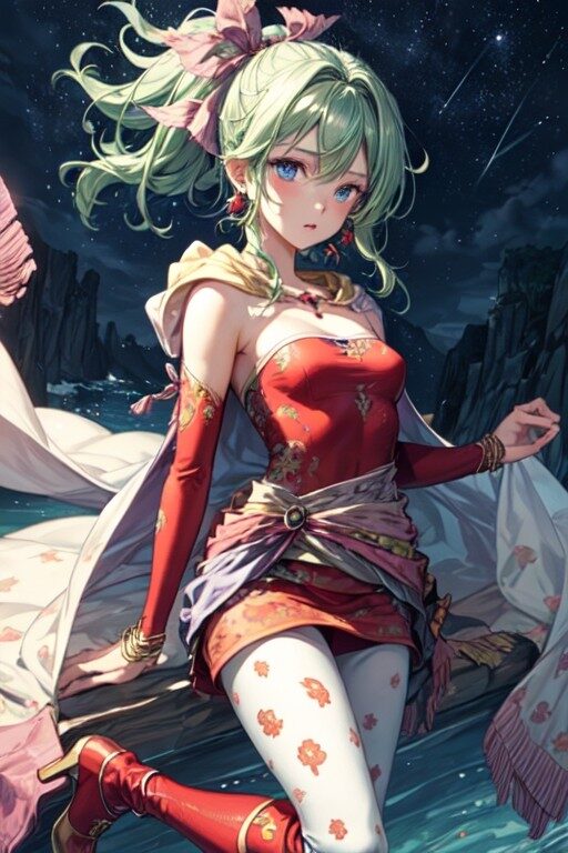 控えめなおっぱいのティナ