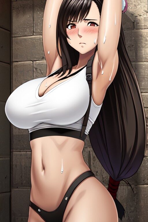 拘束されるティファ