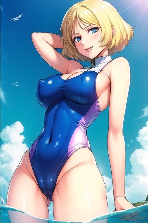 競泳水着のセイラさん