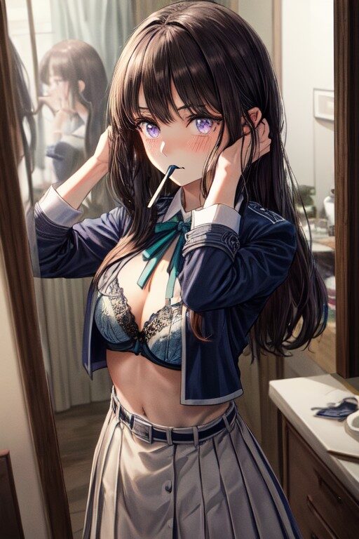 着替え中の井ノ上たきな