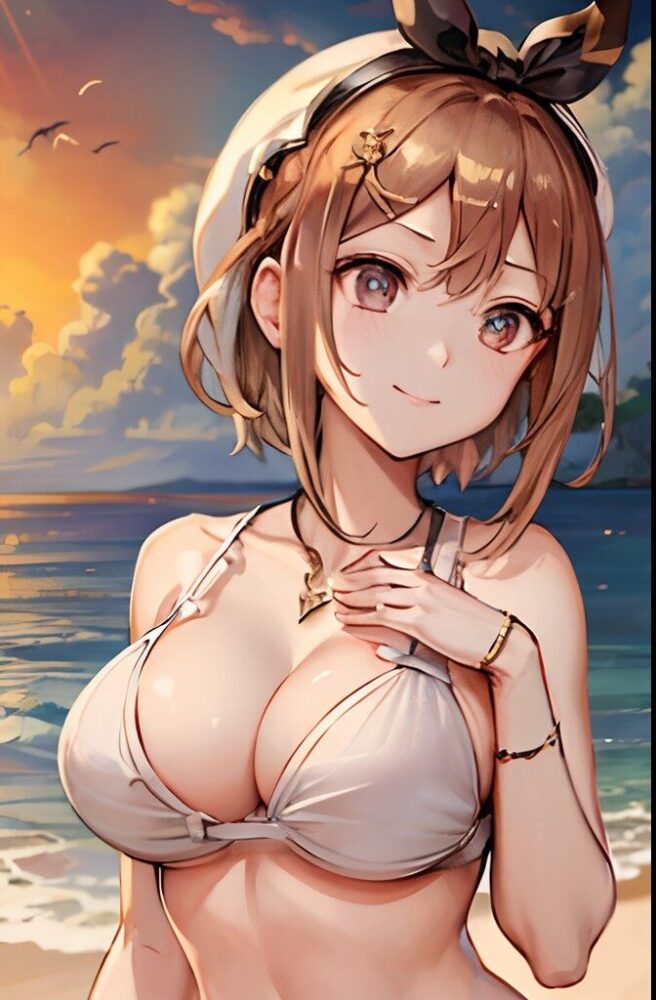 ビキニ姿のライザ