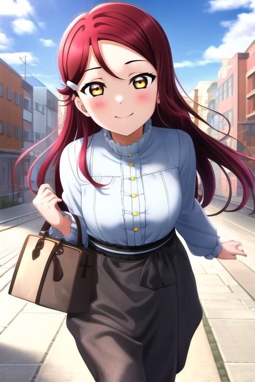 デート中の桜内梨子