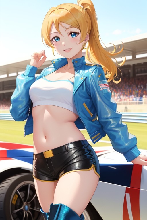 レースクイーンコスチュームの絢瀬絵里