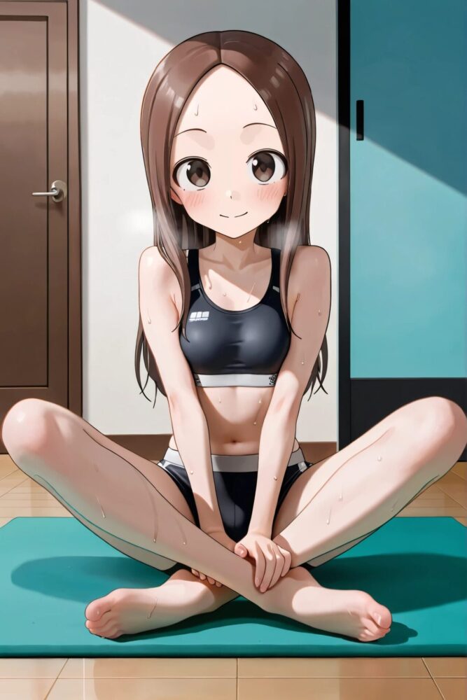 ヨガをしている高木さん