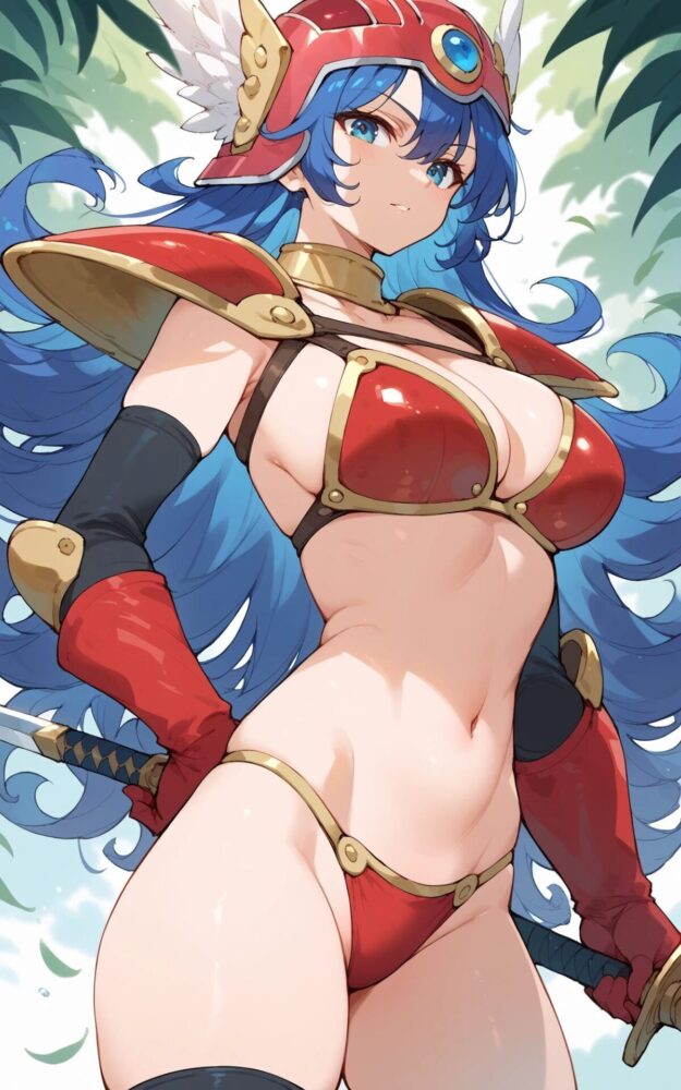 ビキニアーマーを装備したドラゴンクエスト3の女戦士