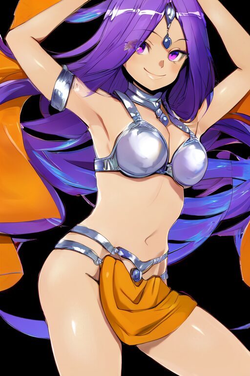 踊り子の服を着たマーニャ