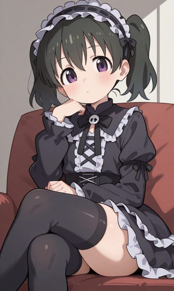 ゴスロリコスチュームの倉上ひなた