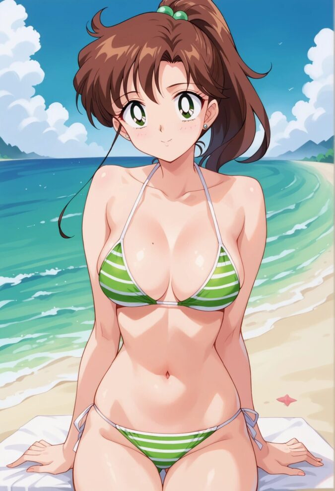 ビキニをきた木野まこと