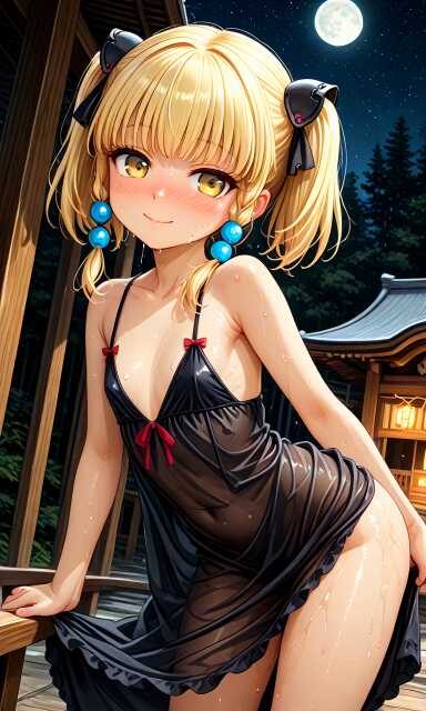 ベビードールを着たイルイ