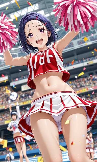 チアガールコスチュームの西連寺春菜（ToLOVEる）