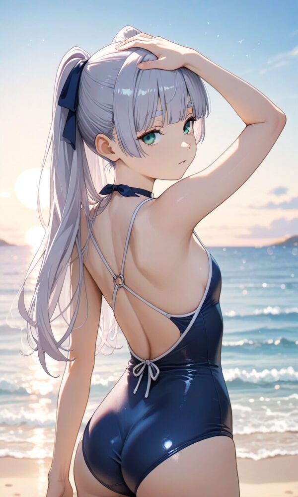 競泳水着を着たラヴィーネ（葬送のフリーレン）