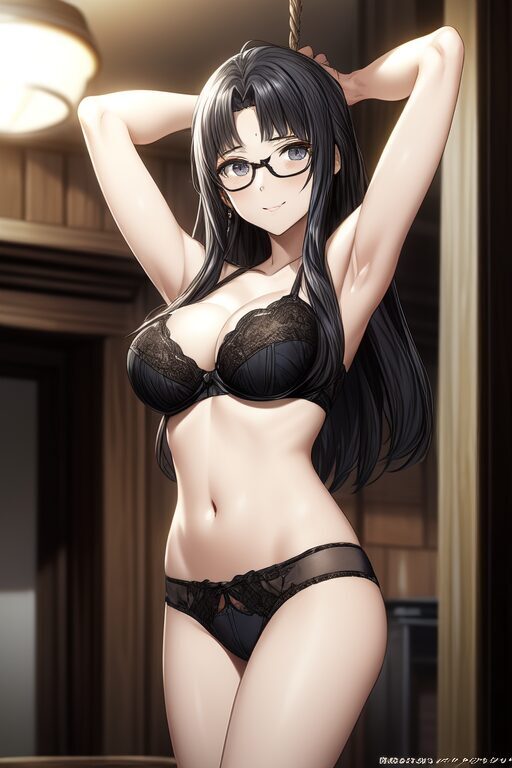 下着姿の安和すばる(ガールズバンドクライ)