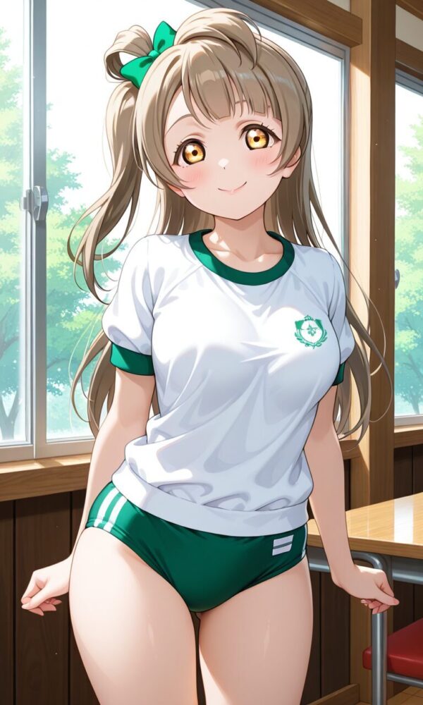 体操服を着た南ことり(ラブライブ)