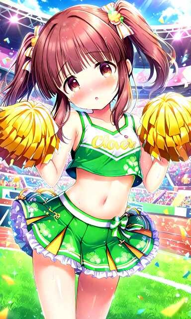 チアガールコスチュームの緒方智絵里（アイドルマスターシンデレラガールズ）
