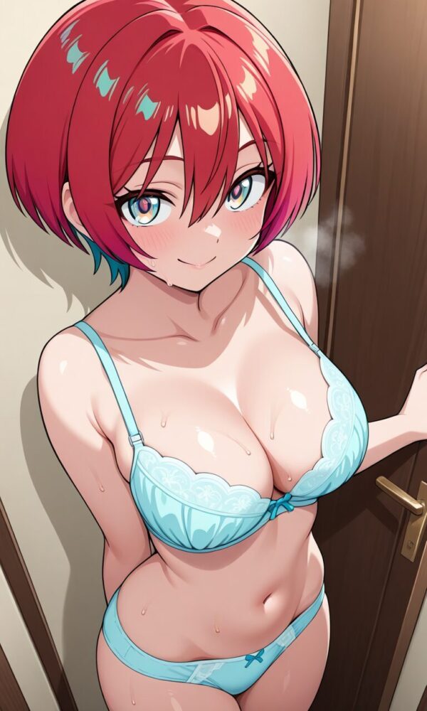 下着姿のマチュ（機動戦士ガンダムジークアクス）