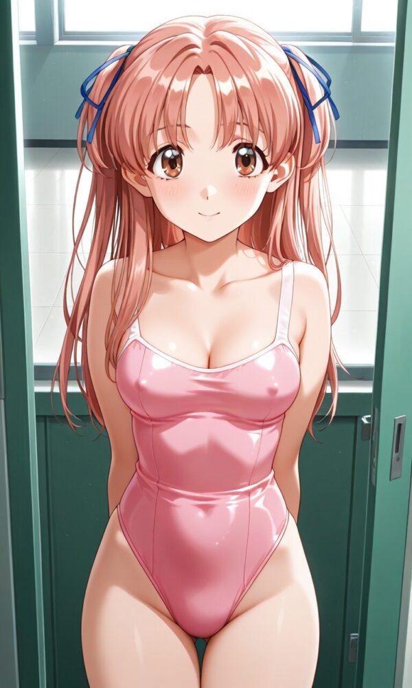 ワンピース水着を着た沢渡ほのか（センチメンタルグラフティ）