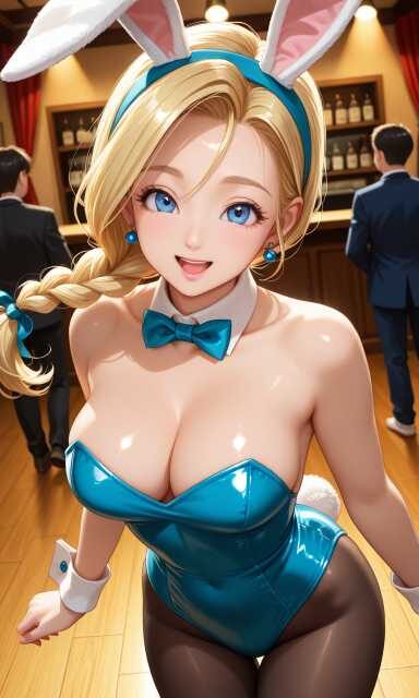 バニーガールコスチュームのビアンカ（ドラゴンクエスト5）