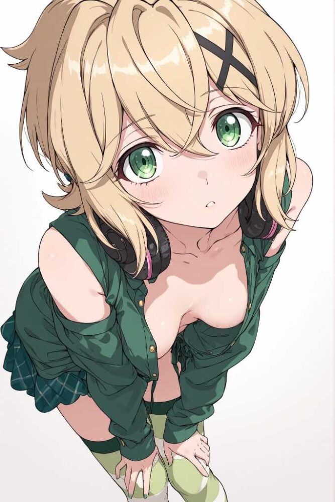 暁切歌の胸チラ（戦姫絶唱シンフォギア）