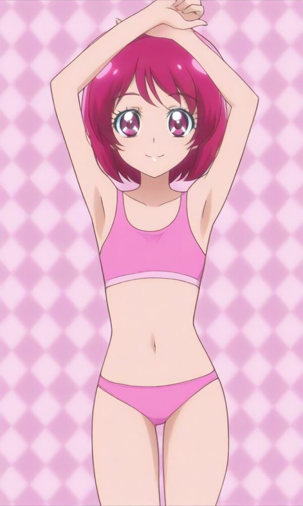 下着姿の野乃はな（Hugっと!プリキュア）