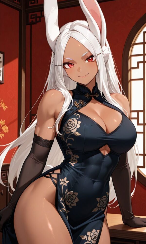 チャイナドレスを着たミルコ（僕のヒーローアカデミア）