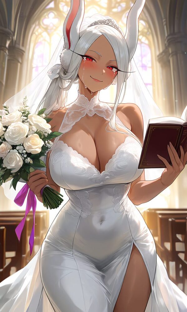 ウエディングドレスを着たミルコ（僕のヒーローアカデミア）