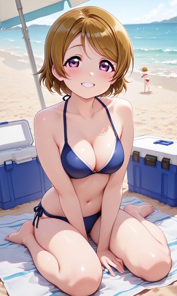 ビキニ姿の小泉花陽（ラブライブ）