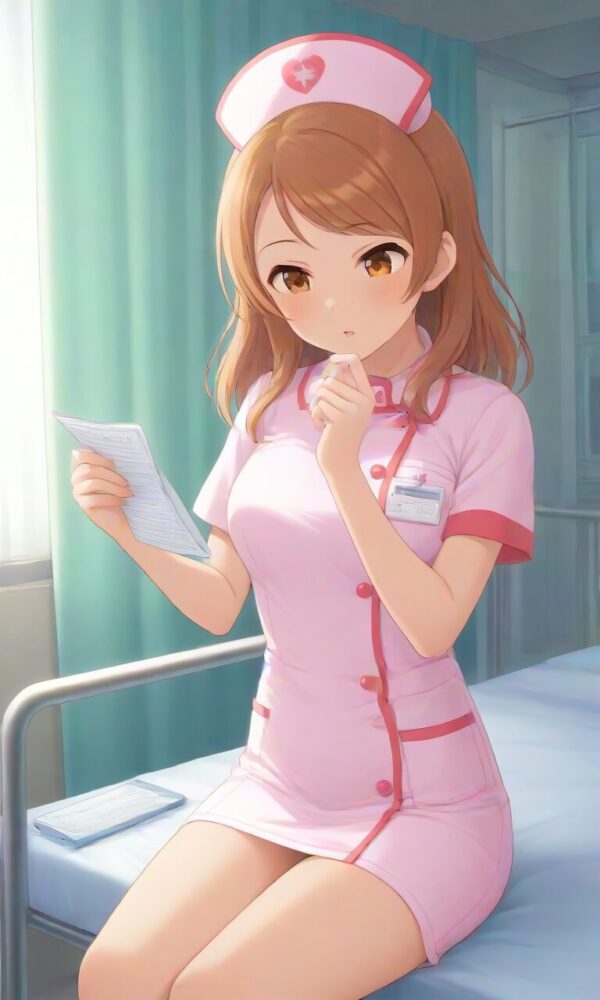 ナースコスプレをする北条加蓮