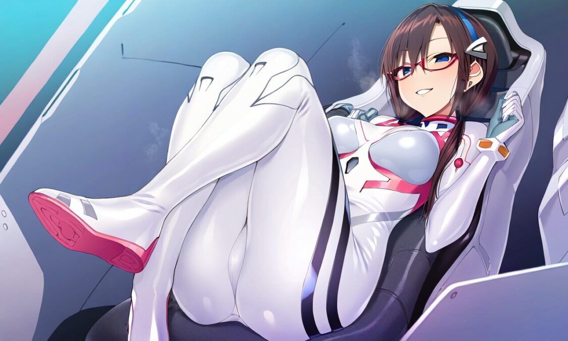 プラグスーツを着た真希波マリ
